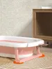 Babywanne - Babybadewanne 65x38 cm - Babywanne faltbar Rosa Produktbild-Vorschau 7