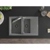Mexen Gaspar 1,5-Becken-Granitspüle mit Abtropffläche und Produktbild-Vorschau 4