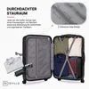 Devillo® zestaw walizek 4szt. S-M-L-XL, Onyxblack - walizka Podgląd zdjęcia produktu 3
