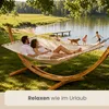 XXL Hängemattengestell 325 cm Holz - Outdoor Ständer für 2 Produktbild-Vorschau 8