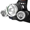 LED Stirnlampe 5W T6 CREE 450lm + 3W 2XPE CREE 80lm 6000K Produktbild-Vorschau 3
