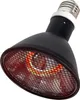 A black heat lamp with a red glowing coil inside, shown against a white background. Náhled obrázku produktu