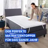 Matratzenauflage - Visco-Topper Top Cool blau/weiß Produktbild-Vorschau 8