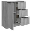 vidaXL Príborník Grey Sonoma 60x30x70 cm odvodený výrobok z Náhľad obrázku produktu 5