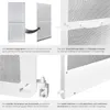 tectake® Fliegengitter Türen, 95x210 cm zuschneidbar, Produktbild-Vorschau 4