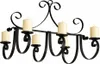 Lampadario castello 60 cm portacandele candela metallo Anteprima dell’immagine prodotto 9