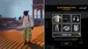 A split image showing a video game character customization screen on the right and a character in a game environment on the left. Podgląd zdjęcia produktu