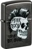 Zapalova? Zippo Gray Dusk s motivem Punk Rock Skull kovový Náhled obrázku produktu 3