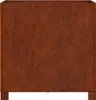 vidaXL Pflanzkübel mit Beinen Rostig 50x50x50 cm Produktbild-Vorschau 4