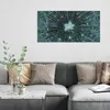 DEQORI Hybrid Leinwand Bild 100x50 cm 'Mystische Blüte' Produktbild-Vorschau 3