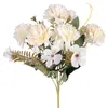 3 Stück Künstliche Blumen Seidenblumen Hortensien Produktbild-Vorschau 7