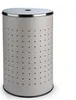 Wäschesammler - H 57 cm - Greige - Edelstahl - 54 Liter Produktbild-Vorschau 1