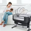 3 in 1 Babybett,Kinderbett mit Rollen und Produktbild-Vorschau 4