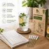 20 Glas Strohhalme + 5 Bürsten Trinkhalme Glashalme Produktbild-Vorschau 6