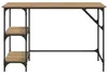 vidaXL Artisan dubový stůl 120 x 50 x 75 cm materiál na Náhled obrázku produktu 5
