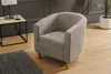 riess-ambiente Lounge Sessel HEMINGWAY taupe Strukturstoff Produktbild-Vorschau 2