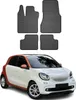 2014-2020 Smart Forfour podlahové rohože gumové čierne 4 ks Náhľad obrázku produktu 1