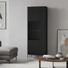 Vitrine Dallas WIT70, Standvitrine für Wohnzimmer, Stilvoll Produktbild-Vorschau 5