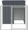 vidaXL Cuccia per cani con corridoio Antracite Anteprima dell’immagine prodotto 3