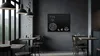 Lavagna nera da gesso 100x80 cm con cornice nero in legno Anteprima dell’immagine prodotto 5