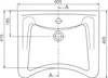 Domotechnika | Waschbecken 60X50 Cm - Weiß - für Menschen Produktbild-Vorschau 5