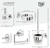 bremermann Bad-Serie LUCENTE - Badzubehör 5tlg. Produktbild-Vorschau 7