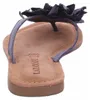 Lazamani Daisy Damen Leder-Zehentrenner Black Größe 41 Produktbild-Vorschau 3
