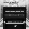 Extralink policová doska 1U 250 mm do nástenného racku, Náhľad obrázku produktu 4