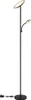 Globo Lighting Deckenfluter Metall schwarz matt, LED Produktbild-Vorschau 4