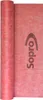 A roll of red waterproofing membrane with a brown logo. Náhľad obrázku produktu