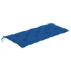 vidaXL Banc de jardin pliable avec support 118 cm bambou Voir les images du produit 4