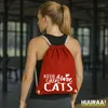 Huuraa Turnbeutel Keep calm and love Cats 12 Liter Classic Produktbild-Vorschau 2
