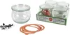 WECK Tulpen-Glas 1/2L 4er-Tray inkl. Ringe und Klammern Produktbild-Vorschau 11