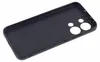 The back of a black phone case is shown against a white background. Produktbild-Vorschau