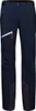 Dunkelblaue Softshellhose für Damen von Mammut mit zwei Reißverschlusstaschen und reflektierenden Elementen. Podgląd zdjęcia produktu