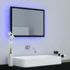 The Living Store LED zrkadlo do kúpeľne čierne 60x8,5x37 cm Náhľad obrázku produktu 9