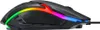 A black gaming mouse with RGB lighting is shown from the side against a white background. Podgląd zdjęcia produktu