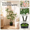 KOMFOTTEU 90cm Kunstbaum mit Rosa Blüten, Künstlicher Produktbild-Vorschau 4