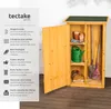 Armoire de jardin adossée Taman 75 x 56 x 118 cm - marron Voir les images du produit 2