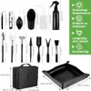 Bonsai Werkzeug Set 15 Stš¹ck mit wasserdichte Umtopfmatte Produktbild-Vorschau 2