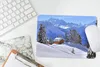 MuchoWow® Mauspad Mousepad Hütte in der Winterlandschaft Produktbild-Vorschau 4