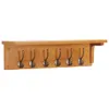 vidaXL Wieszak ścienny 60x16x16 cm lite drewno dębowe Podgląd zdjęcia produktu 9