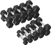 Tunturi Platinum Hexa Gummi-Hanteln Set inkl. Hantelständer Produktbild-Vorschau 3