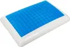 A rectangular pillow with a blue gel top and a white border, shown from a slightly elevated angle on a white background. Náhľad obrázku produktu