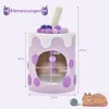 GOPLUS Katzenhaus Milchteeform, Multifunktionale Produktbild-Vorschau 5