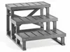 Escalier VEVOR pour spas et camping-cars, à 3 marches, avec Voir les images du produit 1