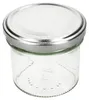 25er Set Sturzglas 125ml Einmachglas TO66 Silber Deckel Produktbild-Vorschau 4