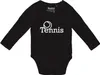 Huuraa Baby Body Tennis Ball 80 Black  Baumwolle Fairtrade Produktbild-Vorschau 1