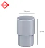 INEFA Fallrohr Verbinder, PVC DN75 / 75mm Grau Produktbild-Vorschau 2