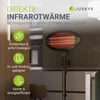 Infračervený sálavý ohrievač Juskys 2000 W - sálavý Náhľad obrázku produktu 9